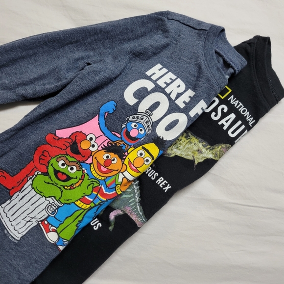 Two Old Navy Boys long sleeves T-shirts Size 4T - Picture 1 of 6